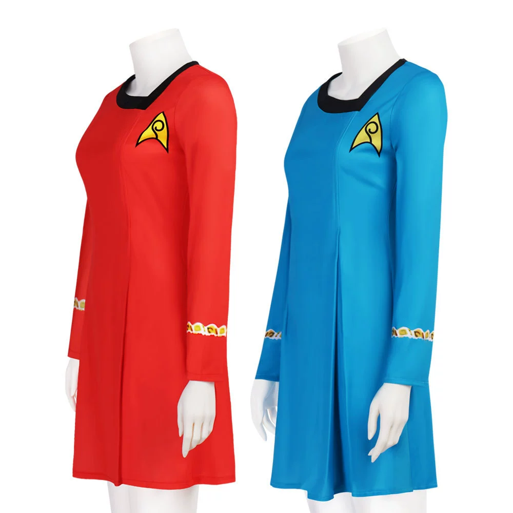Звездный путь сериал COS Server Startrek оригинальная серия героиня униформа COSPLAY платье