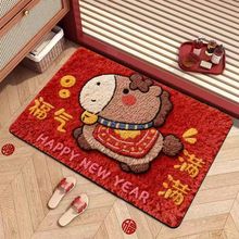 代发毛毡系列硅藻泥吸水速干脚垫家用卫生间厕所防滑脚垫现货批发