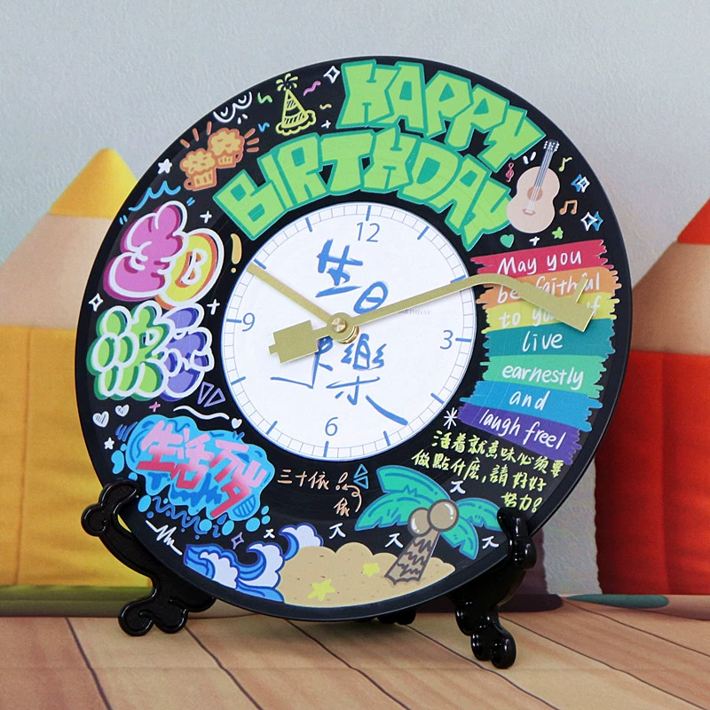 Маленькая Красная книга для верховой езды с DIY моделирование Виниловая пластинка подарок на день рождения граффити творческая личность декоративные украшения стены