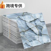 跨境批发仿瓷砖墙贴自粘大理石电视背景墙3d立体石头砖纹墙壁纸