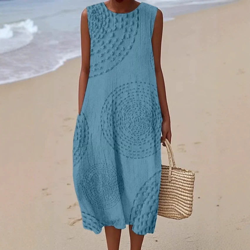 summer elegant long skirt sleevless