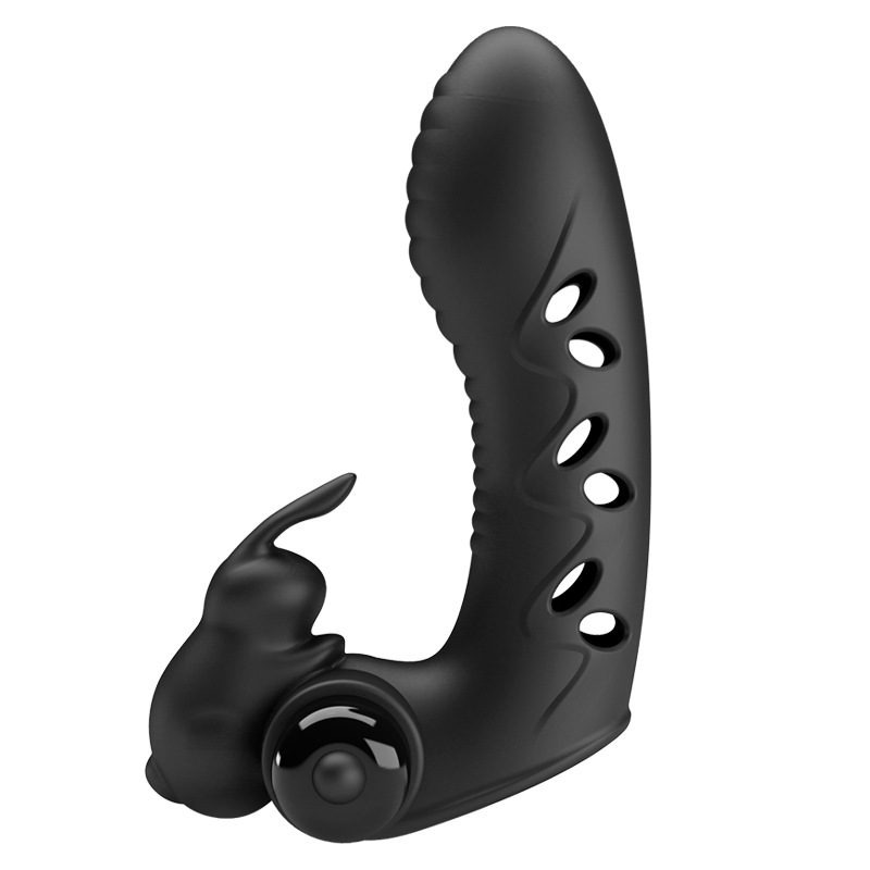 Baile Manicotto vibrante elettrico per dita, giocattoli sessuali maschili, masturbatore femminile, prodotti per adulti BI-014851_voghion.com
