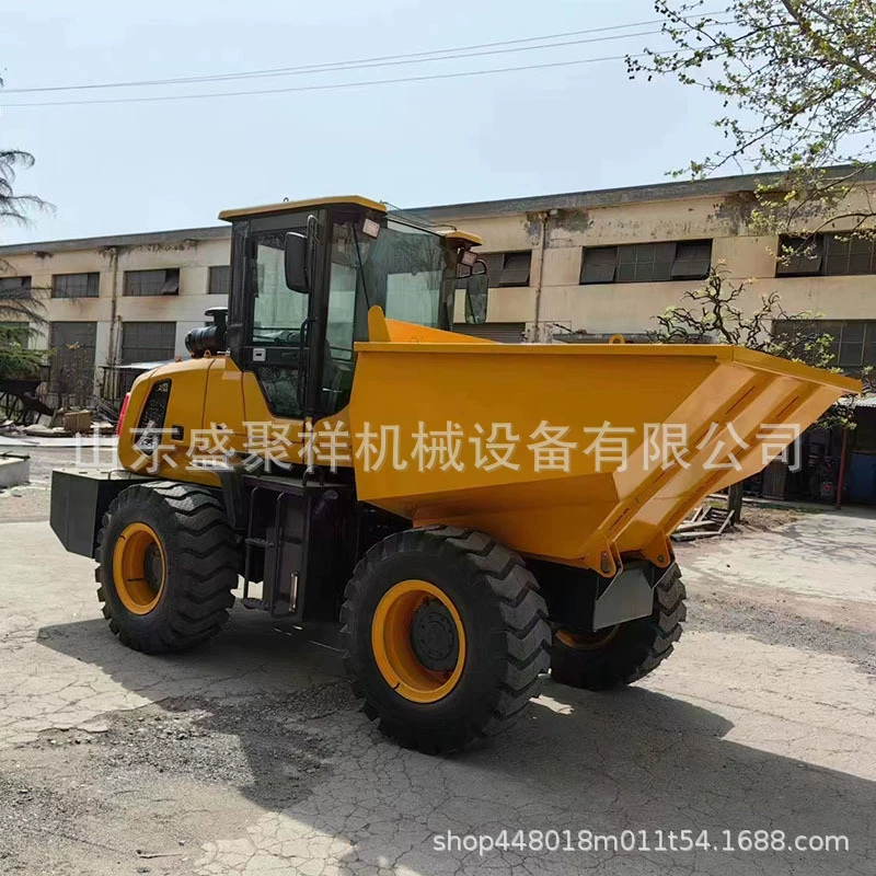 Дизельный самосвал, инженерный самосвал, самосвал мощностью 18 л.с., четырехколесный дизельный самосвал с передней разгрузкой