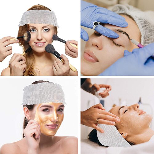 Factory Express Beauty Disposable Fabric Hairbands Hair Scarves for Spa