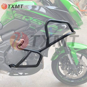 Kawasaki Versys 650 15-21 mühərrik bamperi, yıxılma əleyhinə qoruma.