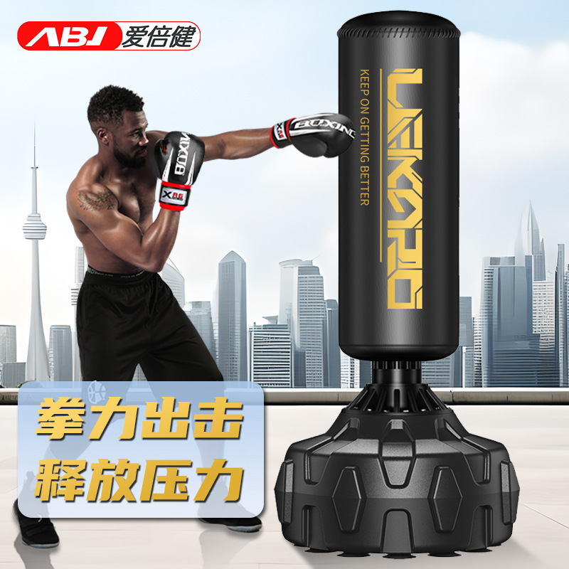 Bolsa de arena de boxeo Sanda vertical hogar adulto saco de arena tumbler niños taekwondo colgando saco de arena ENTRENAMIENTO BOXEO columna