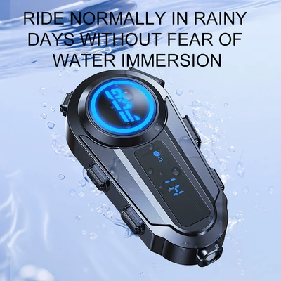 Mixing Music Sharing Lcd Screen | Motorcycle Helmet Headset
