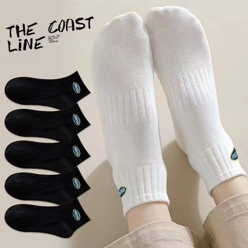 Calcetines de algodón calcetines de media pantorrilla para hombres desodorante absorbente de sudor transpirable Deportes calcetines de hombre niños Otoño e Invierno calcetines largos de algodón edificio