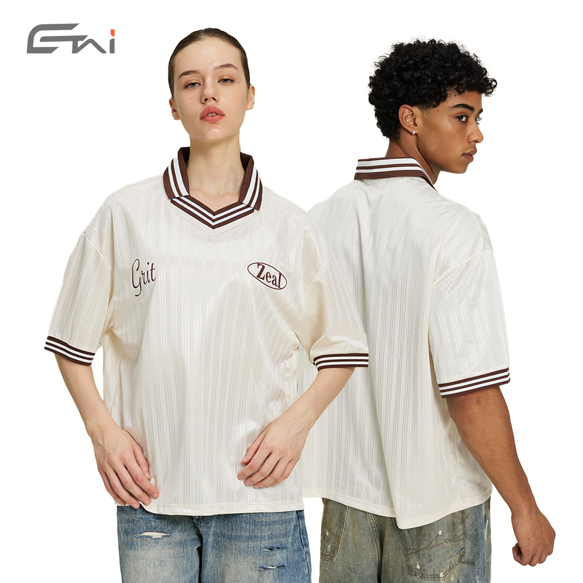 ETAI ropa de moda de verano para hombres polo camiseta de color contrastante camiseta ancha juvenil deportes casuales mangas cortas