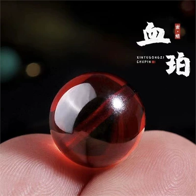 Amber Beeswax Raw Stone Round Beads Zərgərlik ara hissələri