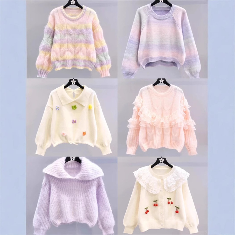 Korean-style Sweet Fairy Sweater Casual Outer Wear Women's Sweater Foreign Trade Tailstock Clothing