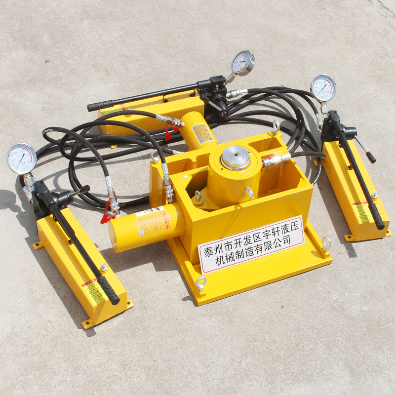 步履式智能顶推系统桥梁推移机PLC电动同步顶升三维液压千斤顶