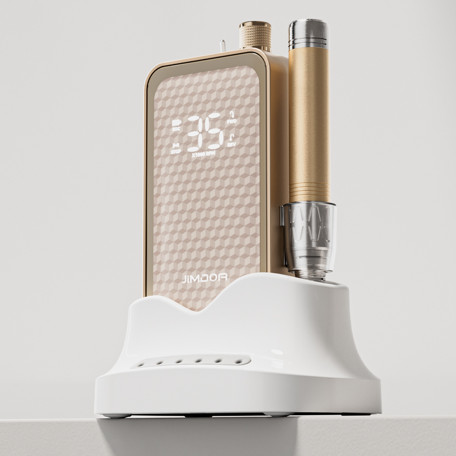Tipo de almacenamiento sin escobillas 48W máquina de molienda especial para la tienda de manicuras, base de eliminación de uñas muertas, máquina de pulido de uñas sin escobillas