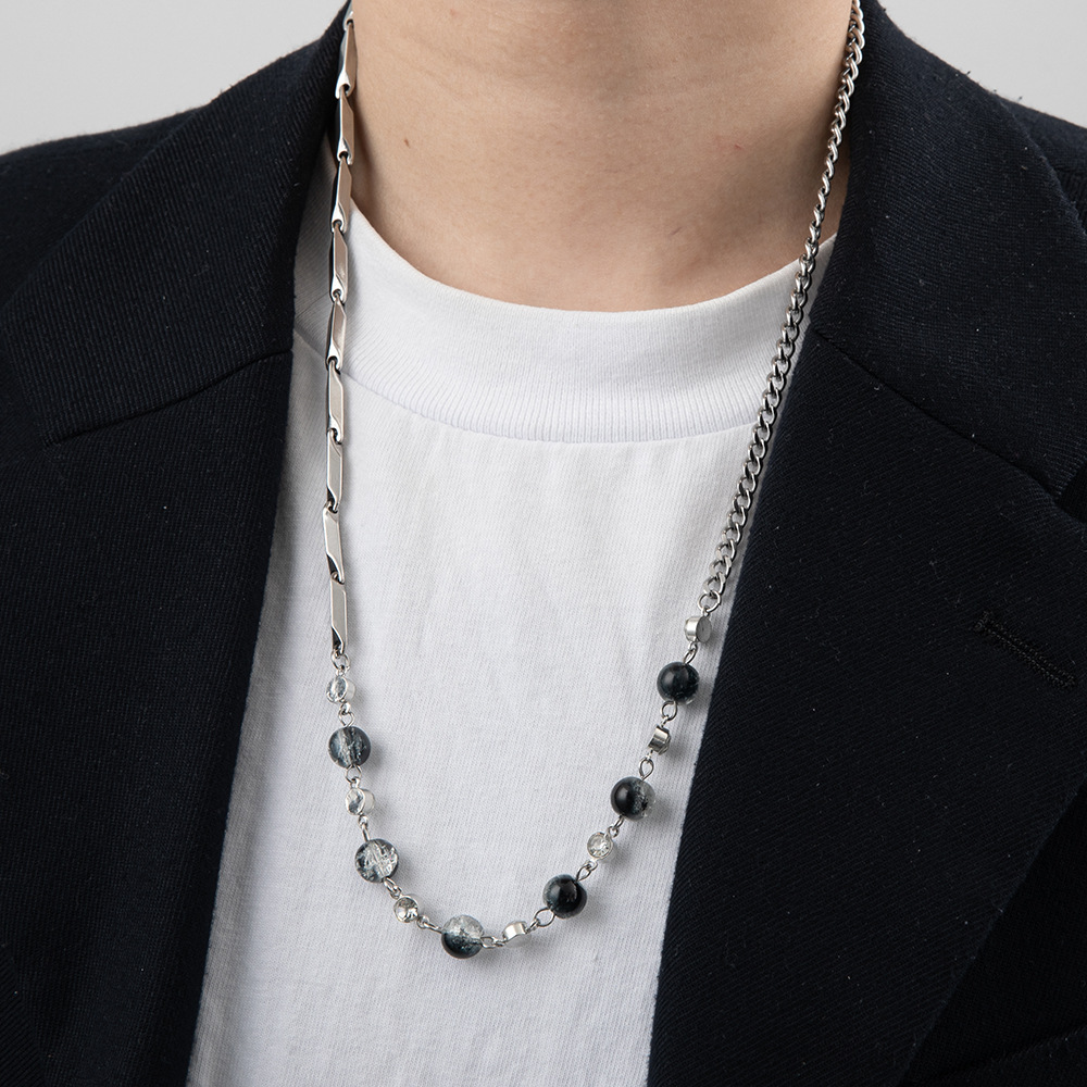 Fashion Geometric Titanium Steel Plating Necklace 1 Piece