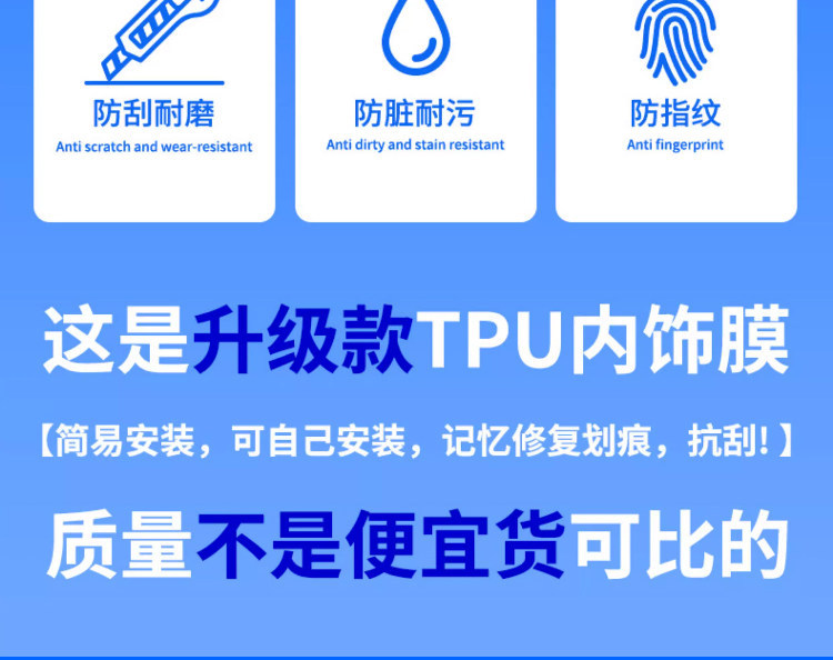 25 types of Jiangling Ford Lingrui interior center console film modification accessories, screen tempered protective film, automotive supplies