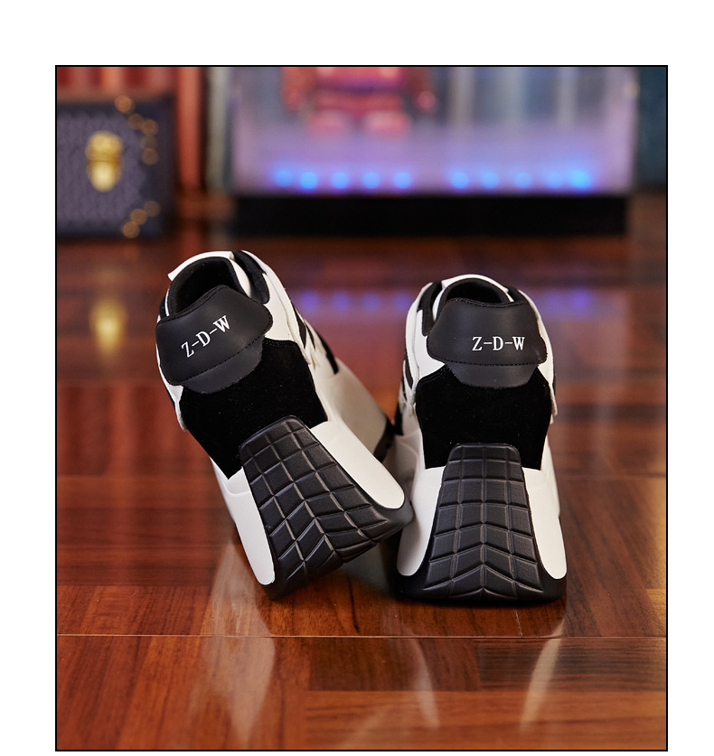 Giày sneaker chunky đế dày lưới thoáng khí mùa hè thu cho nữ — Màu đen chi tiết 20