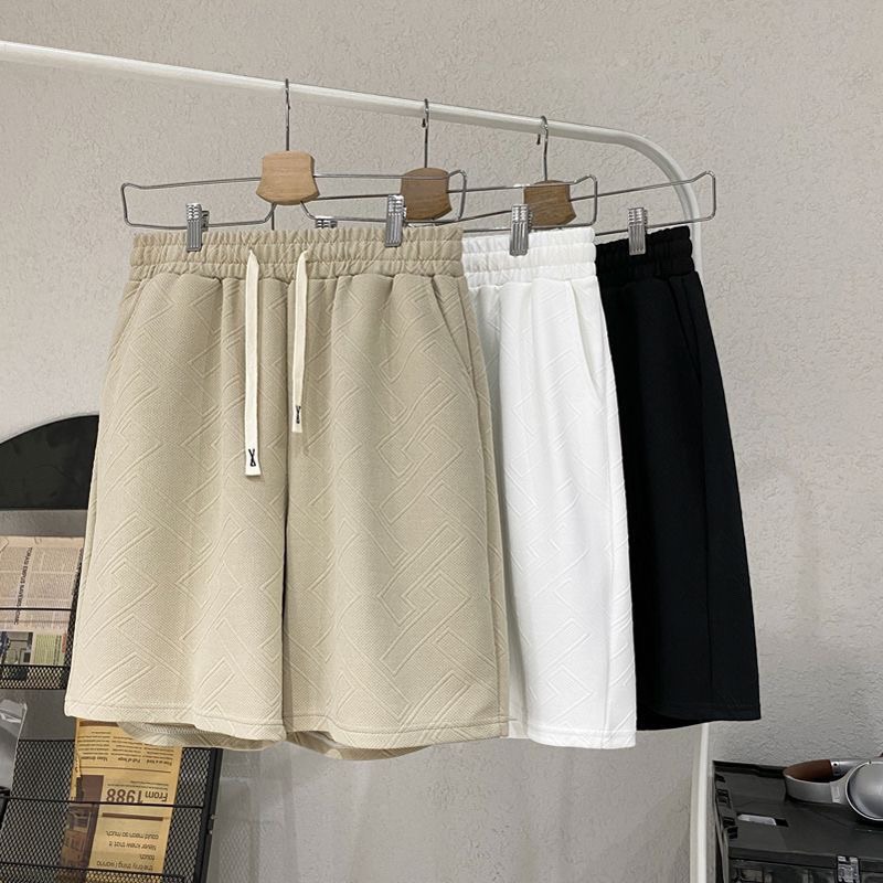 Men's Korean Style Stretch Shorts | Lightweight Breathable Athletic Casual 5-Pocket Shorts For Summer_viptrois.com