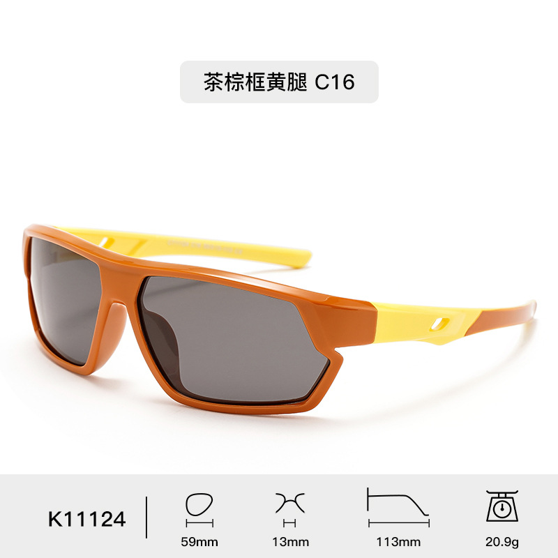 Nuevos gafas de sol para niños transfronterizas gafas de sol polarizadas gafas de sol deportivas de alta calidad gafas de sol de silicona al por mayor