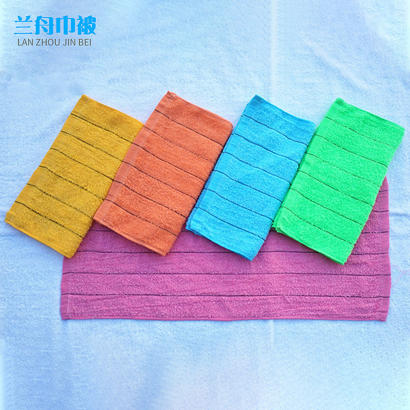 Gaoyang towel plain woven 60g black towel bath towel five colors support mixed batch and Double Black