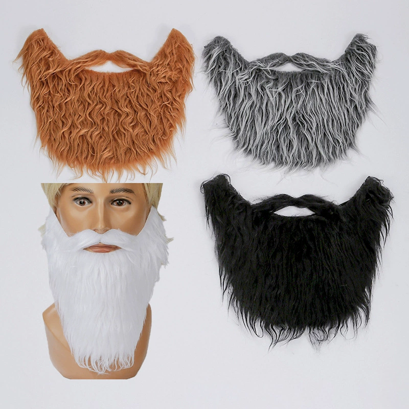 Реалистичная длинная борода для Хэллоуина, костюм, реквизит для театральных представлений, искусственная борода