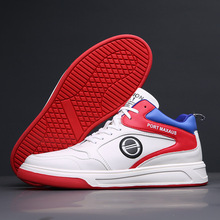 2025新款男鞋休闲运动轻便百搭帅气时尚百搭超软弹力圆头男士鞋