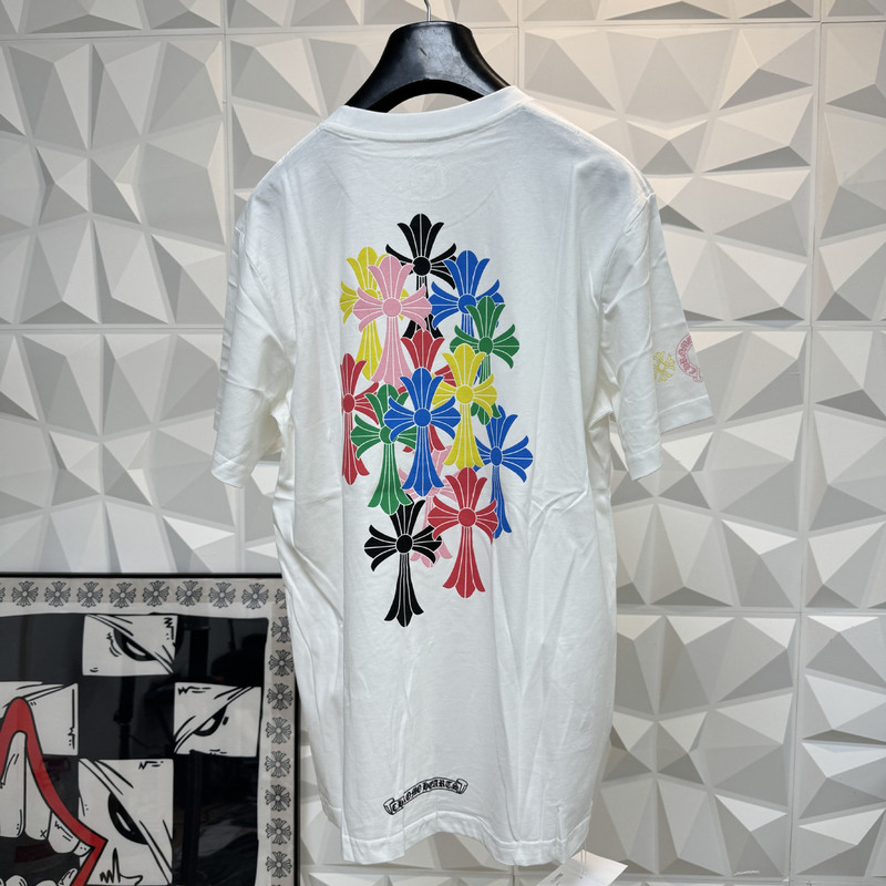 Authentic In-Stock Croton New Colorful Cross Phantom Floral Print Short-Sleeve Loose T-Shirt for Men and Women Authentic In-Stock Croton New Colorful Cross Phantom Floral Print Short-Sleeve Loose T-Shirt for Men and Women