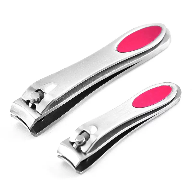 不锈钢指甲钳大小号单个装家用指甲刀美甲工具修甲斜口指甲剪