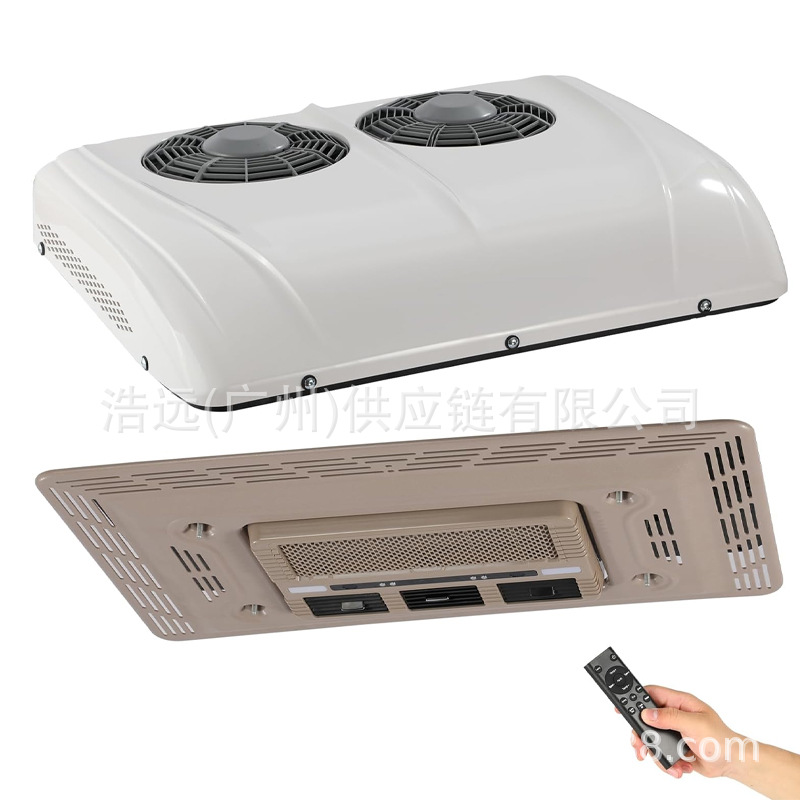 New RV Air Conditioning Dual Fan All-in-One 12v24v High Distribution Truck Bus Dining Car Electric Parking Air Conditioning