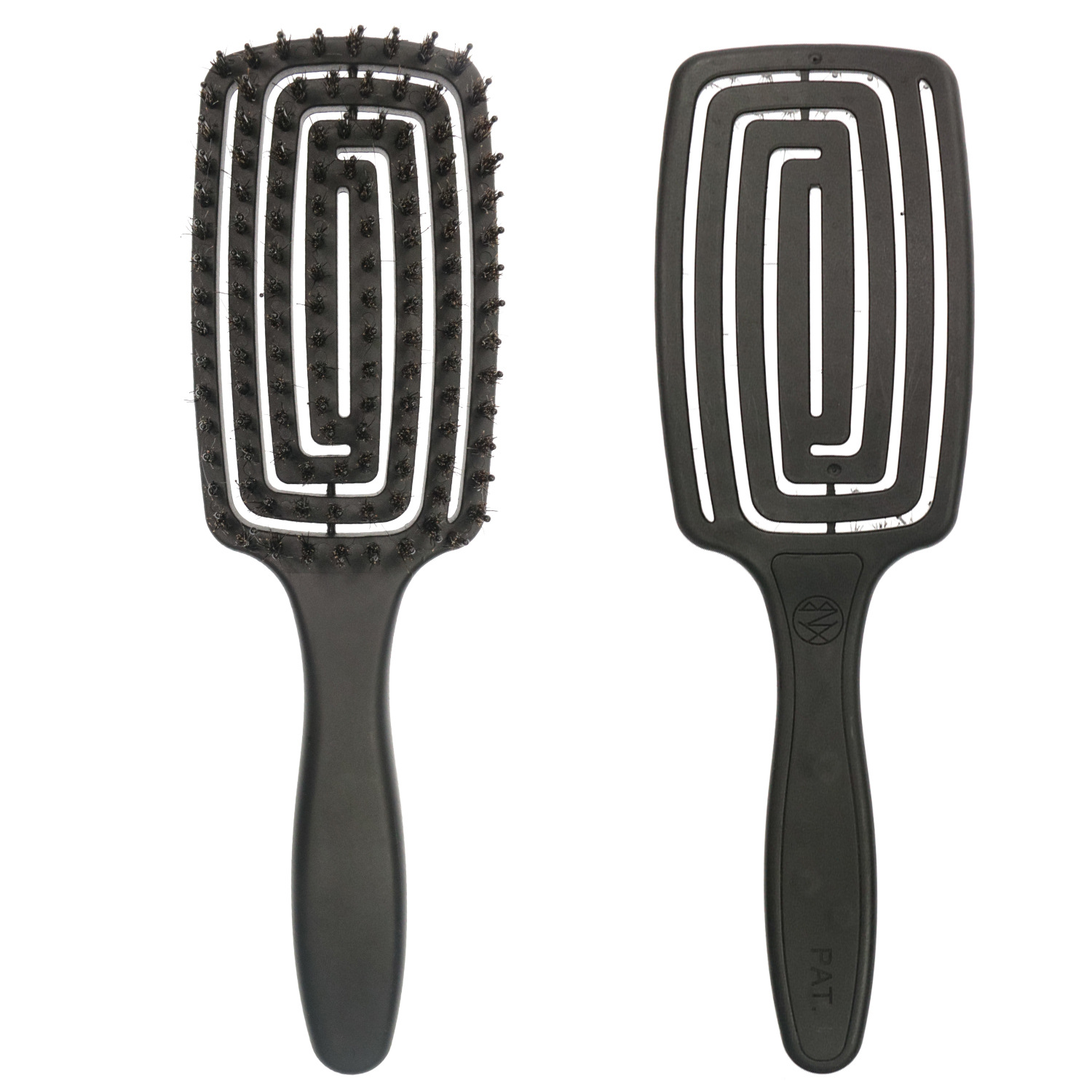 亞馬遜爆款回行鏤空梳 蚊香順發(fā)梳 美發(fā)按摩梳 八爪梳排骨梳