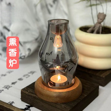 香薰灯沉香原材蜡烛香薰灯蜡烛香熏灯熏香炉工厂直销跨境速卖通
