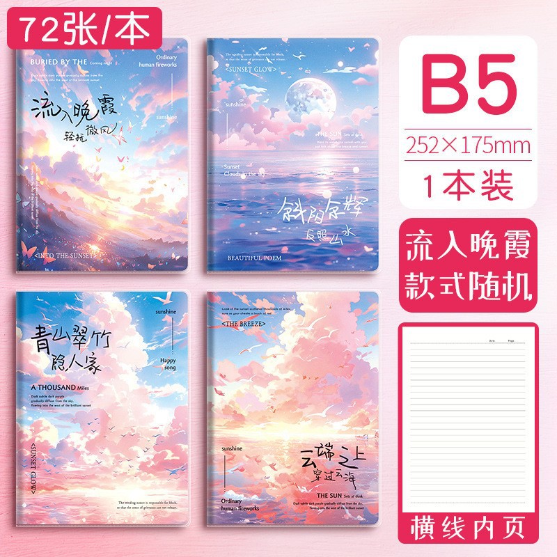석양 속으로 흘러들어가다【B5/72장】