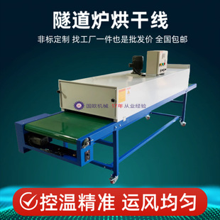 Plastic and Hardware Tunnel Oven Drying Line Glue Curing and Shaping Drying Assembly Line Infrared Heating Furnace for Furniture