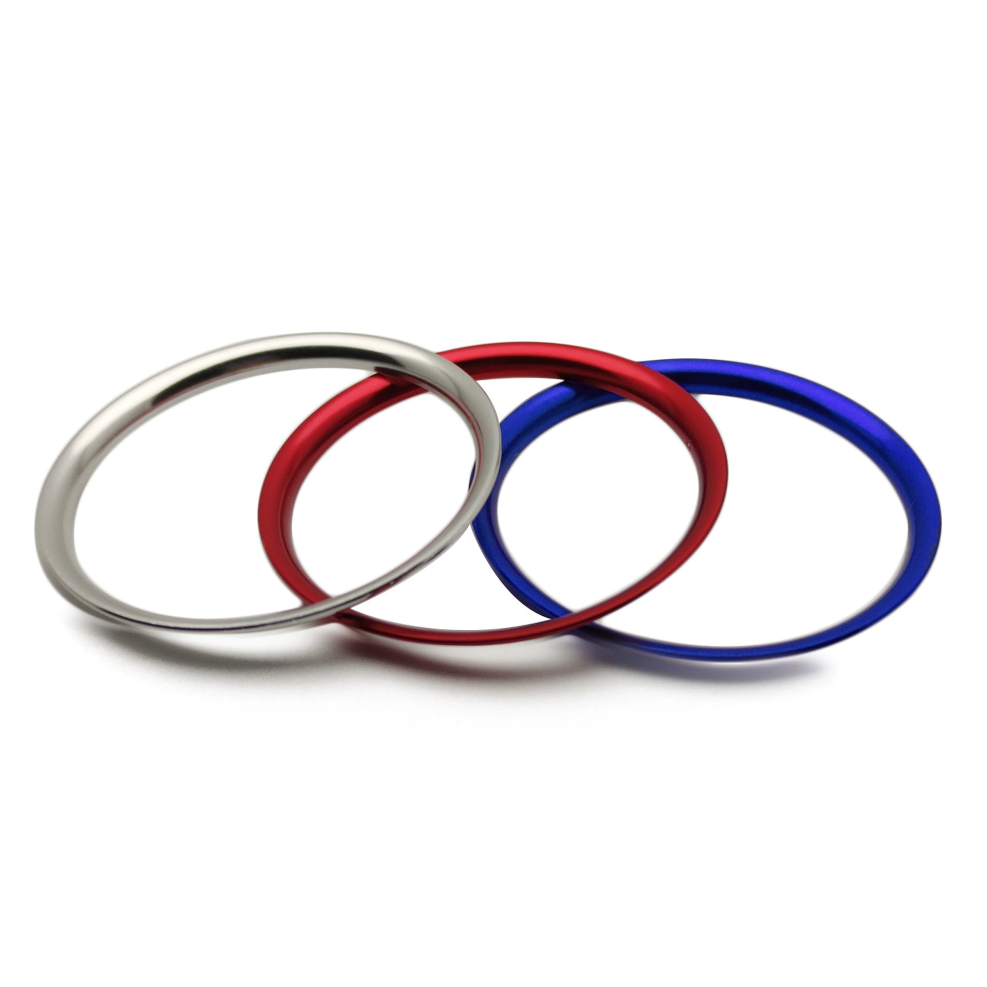 Suitable for Mazda 2 CX-3 CX3 RF ND air conditioner air outlet decorative ring Interior metal bright frame sticker