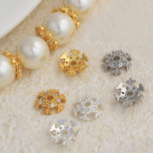 18k����ɫ��ʯѩ�����л�ñdiy�Ʒˮ����朴�������Ƭ���