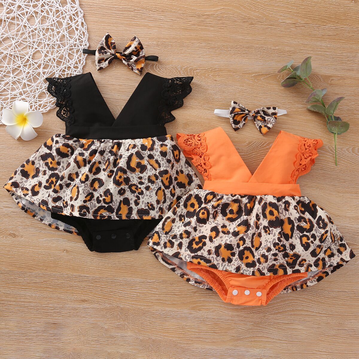 Amazon hot summer leopard print lace-sle...