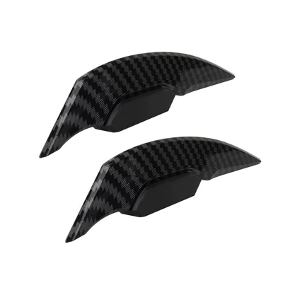 Wind Wing Modification Accessories Electric: Motosiklet ləvazimatları və aksesuarları - carbon-brazed-black-small-2-piecesset