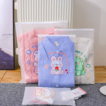 加厚塑料包装袋服装旅行密封袋幼儿园衣物磨砂拉链袋衣服收纳袋