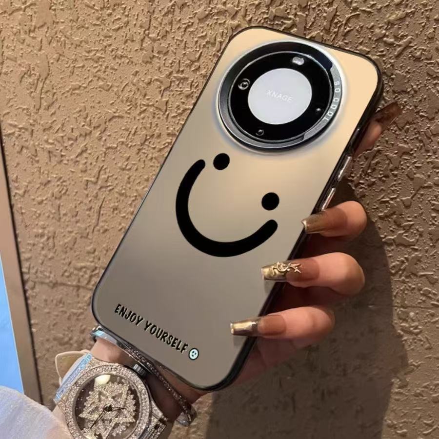 Smiley simple para Huawei Mate70Pro funda para teléfono móvil P70 nuevo Honor 100Pro/Nova12/P60/