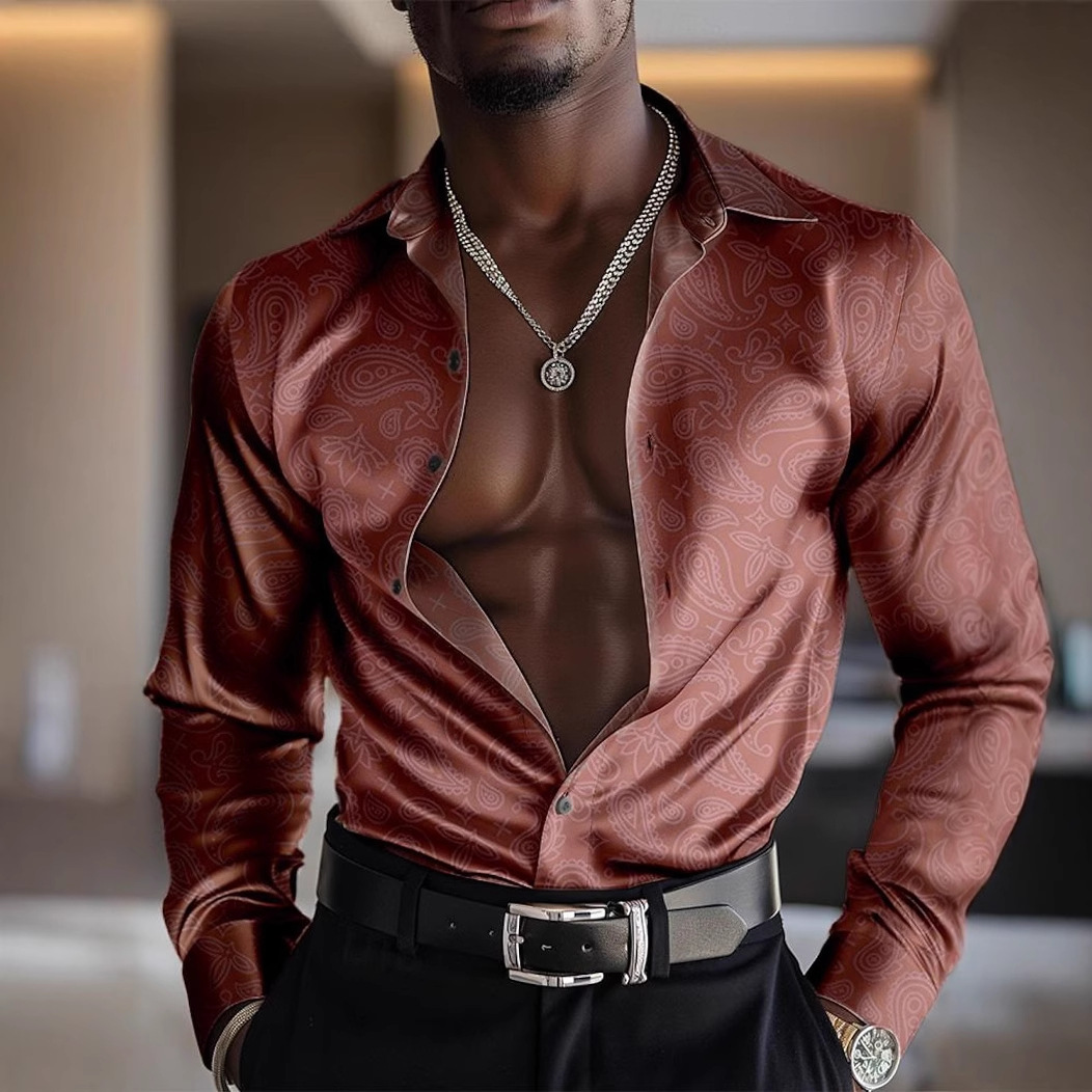 AliExpress Amazon comercio exterior transfronterizo 2025 nueva camisa casual de manga larga para hombre de todo fósforo MB12