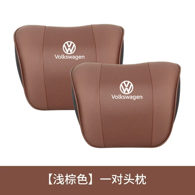 Headrest – Car Headrest, Neck Pillow - headrests-light-brown-one-pair