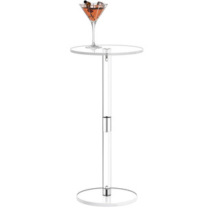 Transparent Coffee Table Acrylic Side Table Nordic Simple Creative Fashion Corner Table Modern Small Round Table Small Space Beverage Table