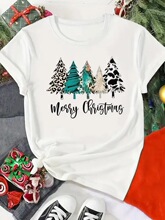Merry Christmas Tees Tree Style 90s Clothes Holiday T Printe