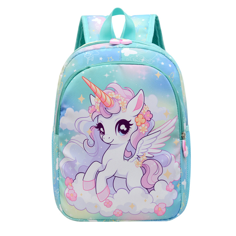 Kindergarten niña mochila escolar de 3 a 5 años mochila niña linda dibujos animados princesa mochila para niños unicornio transfronterizo