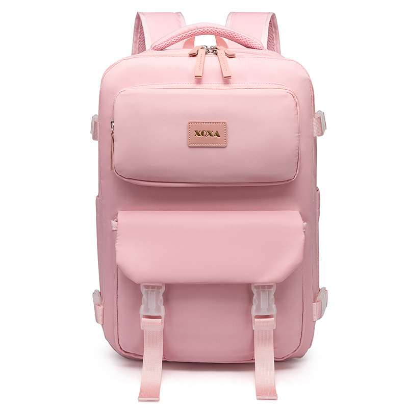 2024 New Women's Versatile Sweet Student Anti Splashing Multi functional Large Capacity Backpack_voghion.com