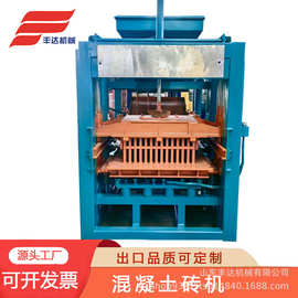 外贸砖机设备QT4-15水泥400*145*200brickmachine全自动制砖机