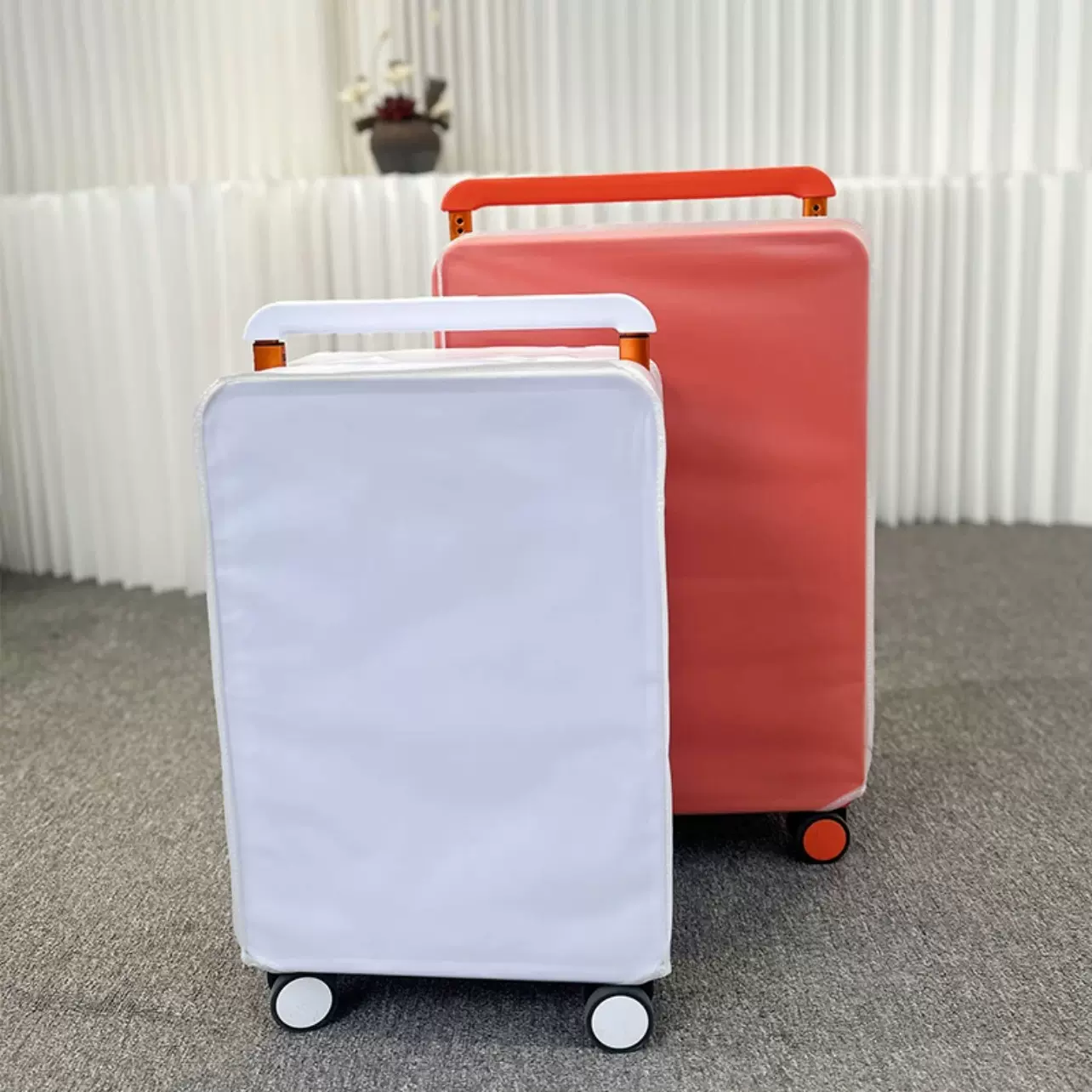 厂家批发行李箱保护套宽拉杆行李箱箱套加厚防水拉杆箱透明箱套