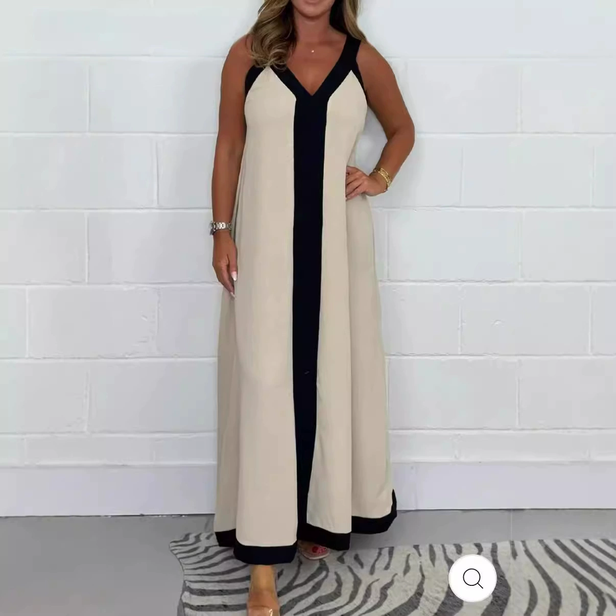 2024 Amazon Европа и США новый модный сексуальный женский V-образный контрастный ремень с широкой талией