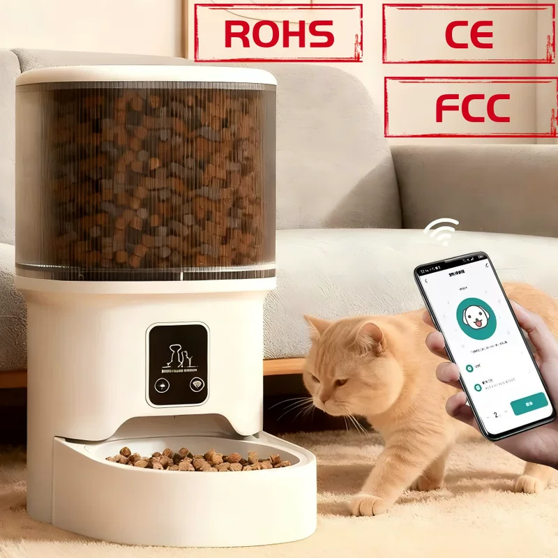 Граничная/международная pet умная кормушка с таймером, дистанционное управление голосом, домашняя кормушка с видео, оптовая