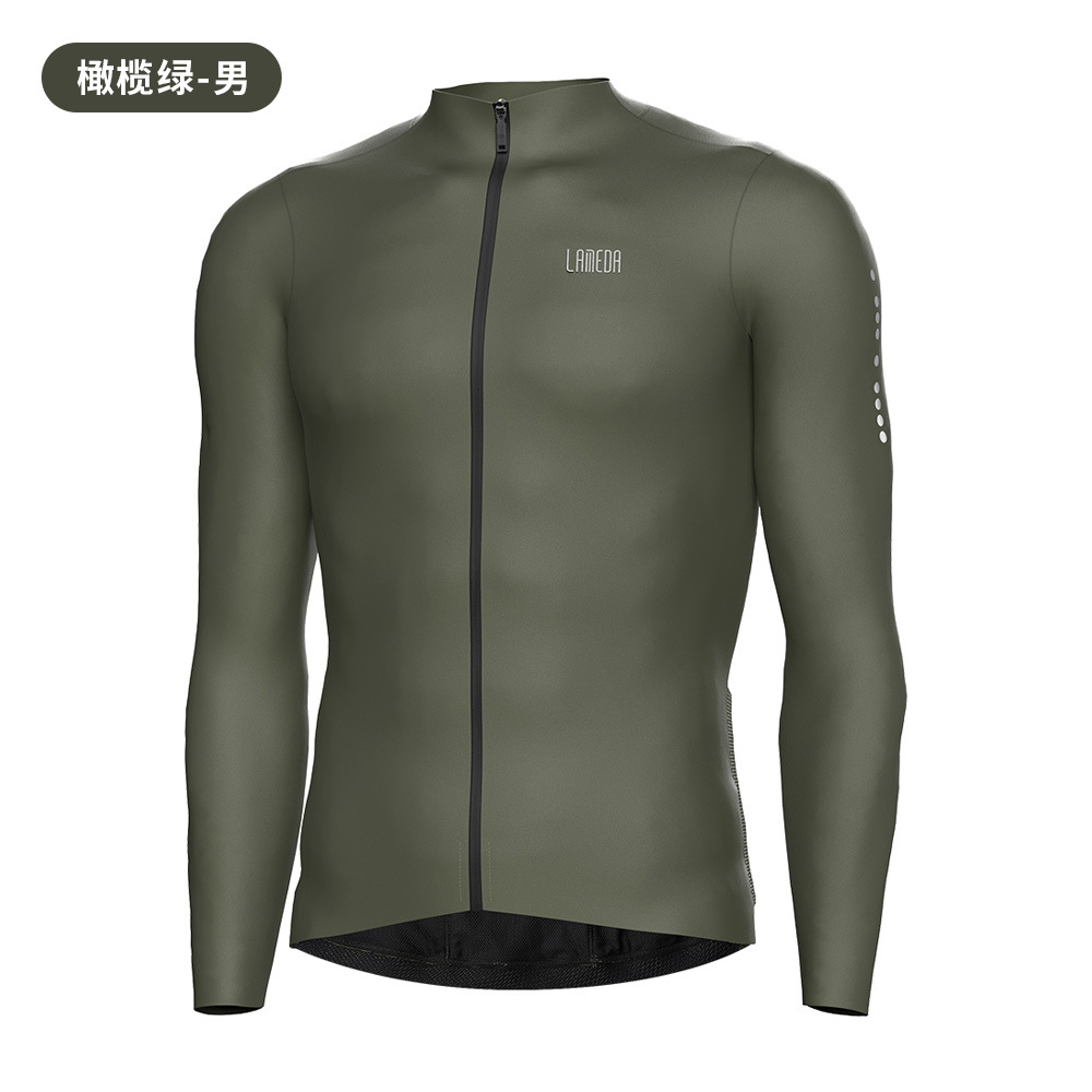 兰帕达新款公路车上衣骑行服男女秋冬季抓绒长袖服自行车单车服