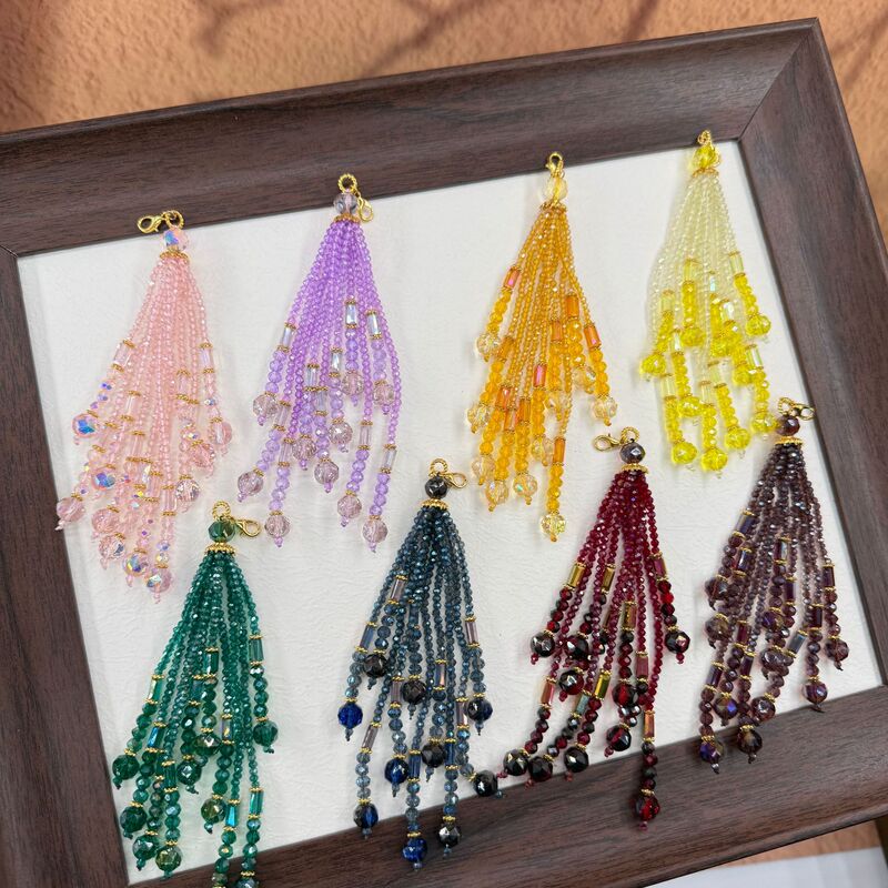 Handmade original design Song brocade tassel pendant for cheongsam and Hanfu, sweater chain, car hanging decoration DIY